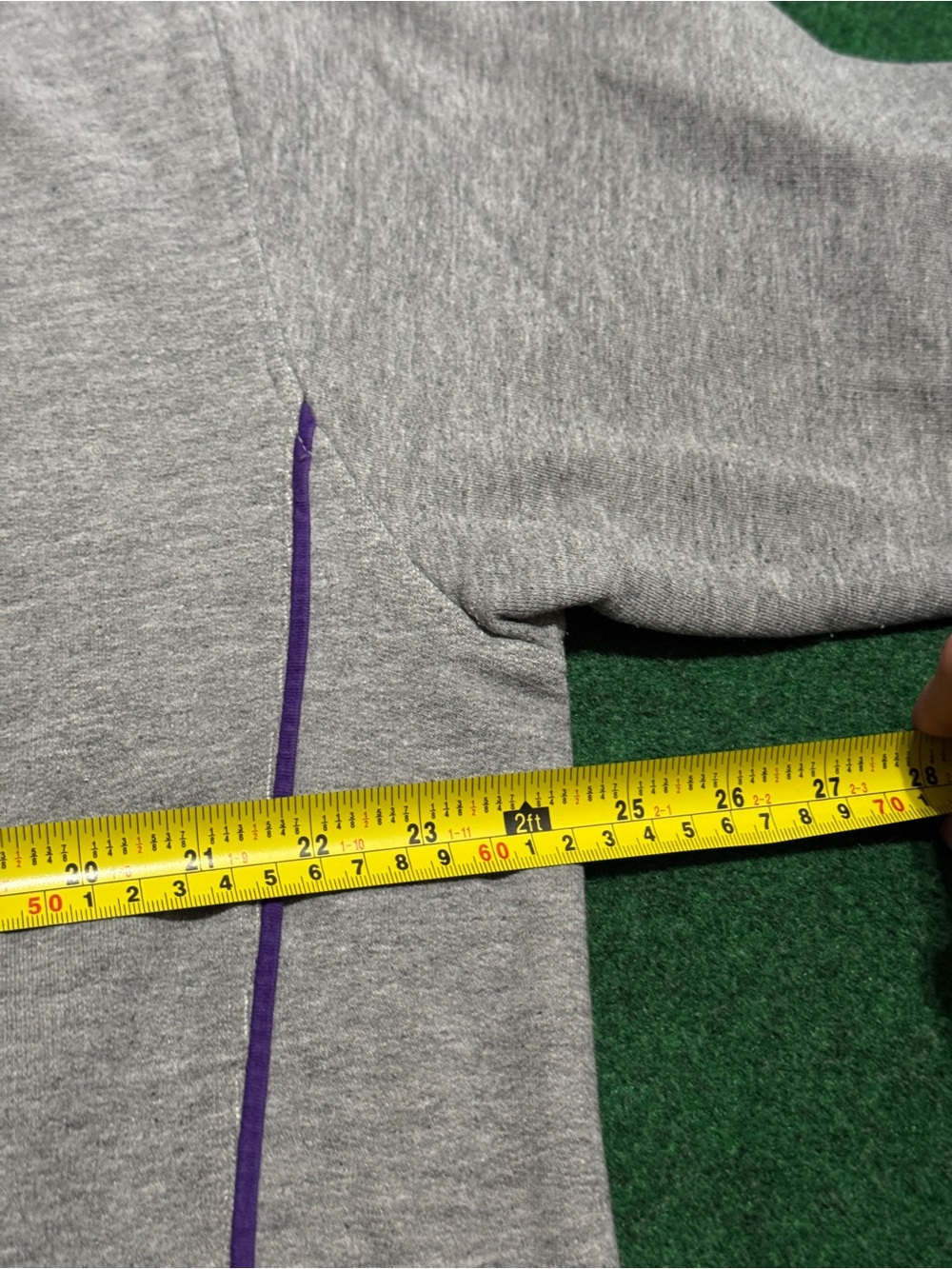 Minnesota Vikings Vintage Sweatshirt Large 24x26 Gray Y2K Crewneck - Picture 5 of 6